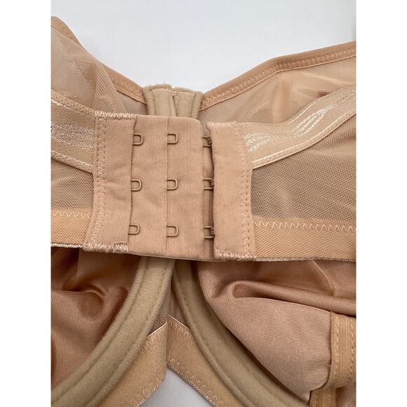 ELOMI Caitlyn 36J Full Coverage Side Support Underwire Bra Style 8030 Nude - Picture 7 of 10